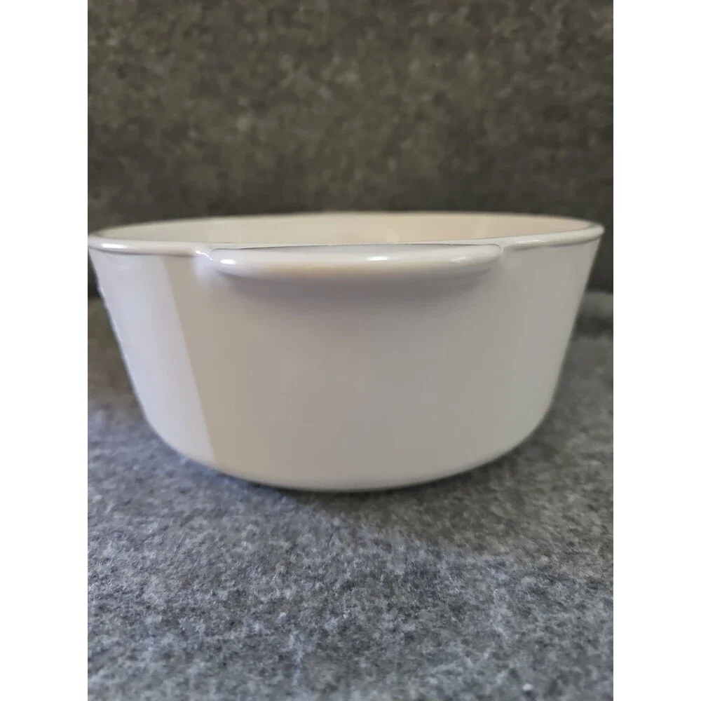 Vintage Corning 1156 Pyroceram 2.5 Quart White Versa Pot No Lid.